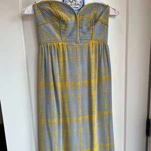 Anthropologie size 4 long silk dress